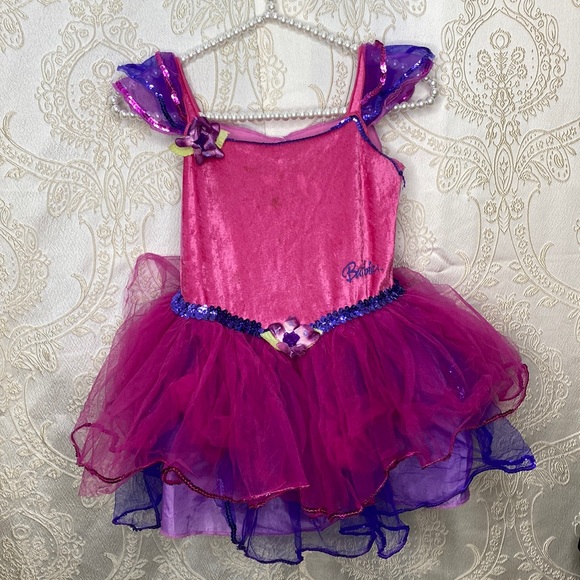 Barbie Other - 5/$25 Barbie dress up tutu dress a velvet